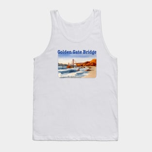 Golden Gate Bridge, San Francisco Tank Top